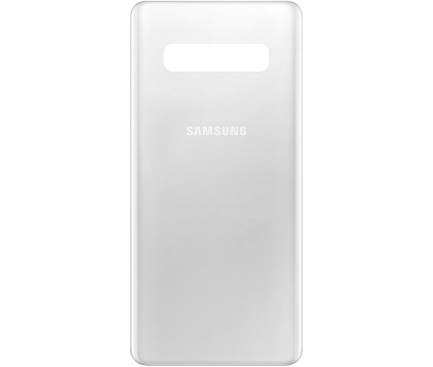 Capac Baterie Samsung Galaxy S10+ G975, Alb (Ceramic White)