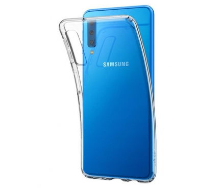 Husa TPU Spigen Liquid Crystal pentru Samsung Galaxy A7 (2018) A750, Transparenta, Blister 608CS25751 