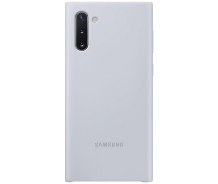 Husa TPU Samsung Galaxy Note 10 N970 / Samsung Galaxy Note 10 5G N971, Argintie EF-PN970TSEGWW