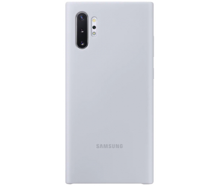 Husa TPU Samsung Galaxy Note 10+ N975 / Note 10+ 5G N976, Argintie EF-PN975TSEGWW 