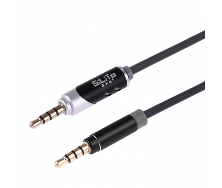 Cablu Audio 3.5 mm la 3.5 mm OEM Elbow, 1.5 m, Negru, Bulk 