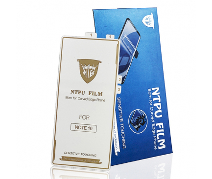 Folie Protectie Ecran Mietubl Samsung Galaxy Note 10+ N975 / Note 10+ 5G N976, Plastic, Full Face, Hydrogel Film 0.15mm, Blister 