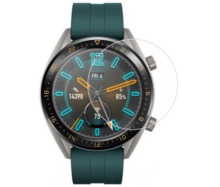 Folie Protectie Ecran OEM pentru Huawei Watch, Sticla securizata, 0.26mm, 2.5D, Bulk