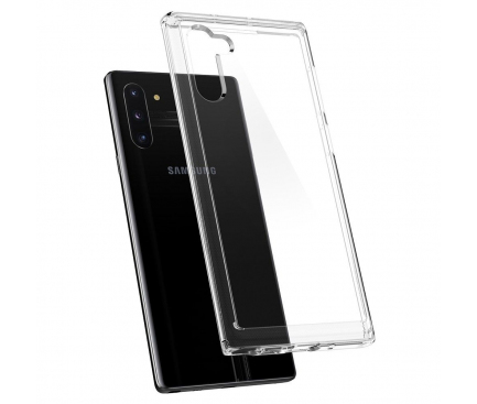 Husa pentru Samsung Galaxy Note 10 5G N971 / Note10 N970, Spigen, Crystal Hybrid, Transparenta 628CS27409