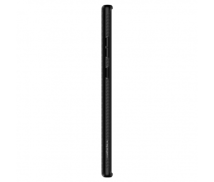 Husa TPU Spigen Liquid Air pentru Samsung Galaxy Note 10+ N975, Neagra, Blister 627CS27330