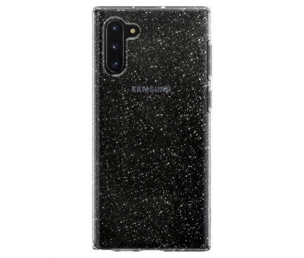 Husa TPU Spigen Liquid Glitter Crystal pentru Samsung Galaxy Note 10 N970, Transparenta, Blister 628CS27371
