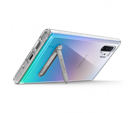 Husa Plastic - TPU Spigen Ultra Hybrid S pentru Samsung Galaxy Note 10+ N975, Transparenta, Blister 627CS27334 