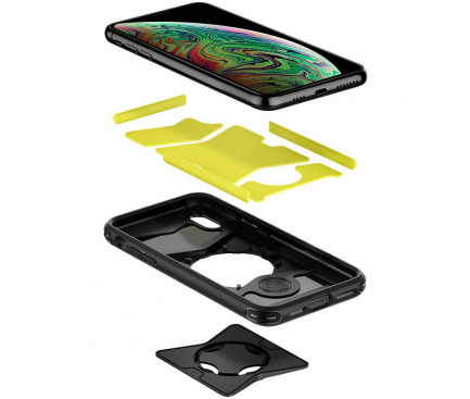 Husa Plastic Spigen 065CS25074 pentru Apple iPhone XS Max, Gearlock CF103 Bike Mount, Neagra, Blister 065CS25074 