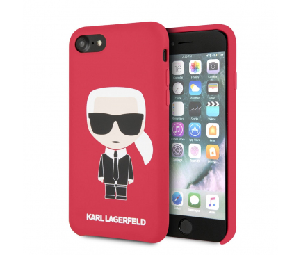 Husa TPU Karl Lagerfeld Full Body pentru Apple iPhone 7 / Apple iPhone 8 / Apple iPhone SE (2020), Rosie KLHCI8SLFKRE