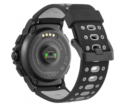 Ceas Bluetooth Smartwatch MyKronoz ZeSport2, Negru-Gri, Blister KRZESPORT2