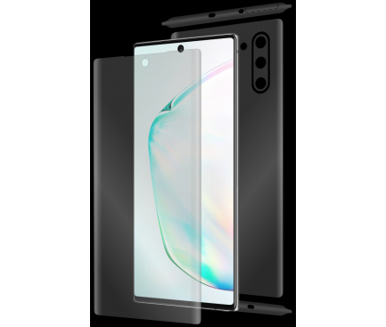 Folie Protectie Fata si Spate Alien Surface pentru Samsung Galaxy Note 10 N970, Silicon, Blister 