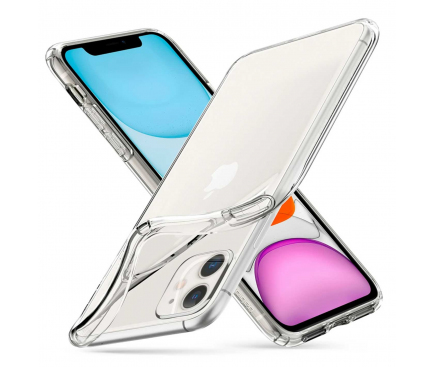 Husa TPU Spigen Liquid Crystal pentru Apple iPhone 11, Transparenta 076CS27179