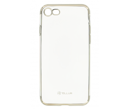 Husa TPU Tellur Electro pentru Apple iPhone 7 / Apple iPhone 8, Argintie, Blister TLL121153 