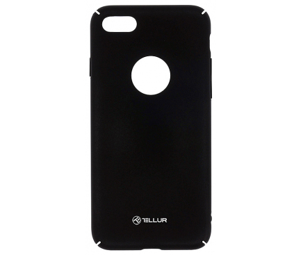 Husa Plastic Tellur Super Slim pentru Apple iPhone 7 / Apple iPhone 8, Neagra, Blister TLL121871 