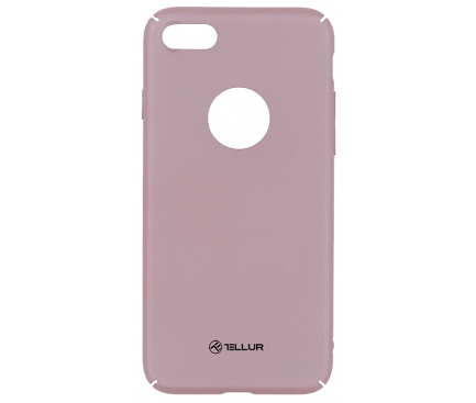 Husa Plastic Tellur Super Slim pentru Apple iPhone 7 / Apple iPhone 8, Roz, Blister TLL121901 