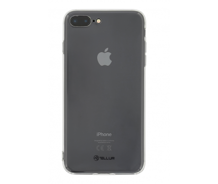 Husa TPU Tellur Soft pentru Apple iPhone 7 Plus / Apple iPhone 8 Plus, Transparenta, Blister TLL121922 