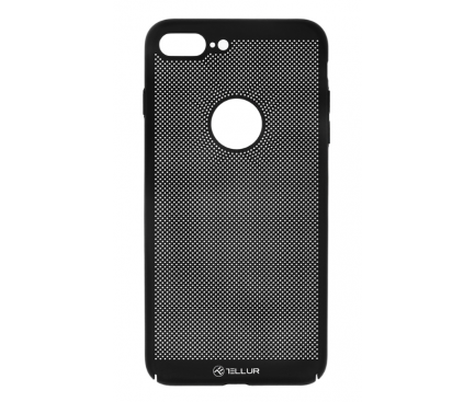 Husa Plastic Tellur Lightweight pentru Apple iPhone 8 Plus, Neagra, TLL121273 