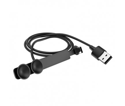 Cablu Date si Incarcare USB la USB Type-C HOCO U51 Fun Tour Gaming, 3A, 1.2 m, Negru, Blister 