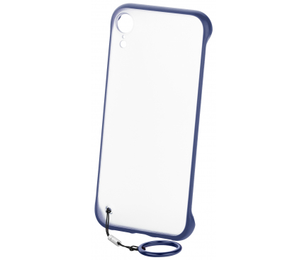 Husa TPU OEM Frosted Anti-alunecare, cu suport inel telefon pentru Samsung Galaxy S10+ G975, Albastra, Bulk 