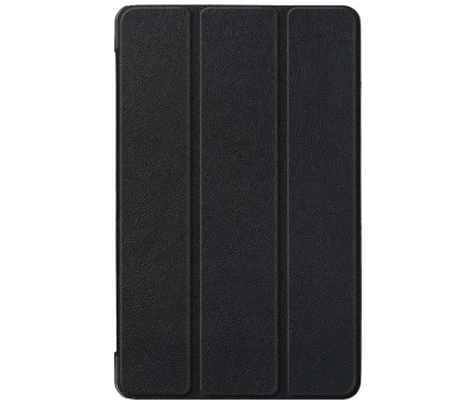 Husa Piele OEM Custer Texture pentru Huawei MediaPad M5 lite 8, Neagra, Bulk 