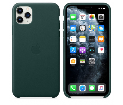 Husa Piele Apple iPhone 11 Pro Max, Verde MX0C2ZM/A