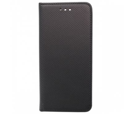 Husa Piele OEM Smart Magnet pentru Huawei Honor Note 10, Neagra