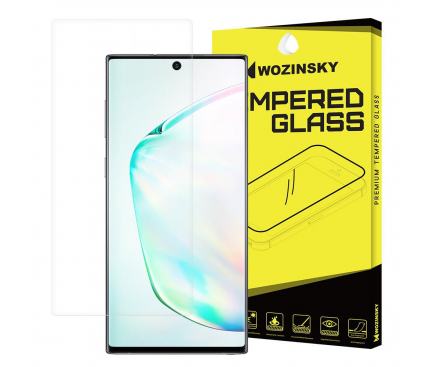 Folie Protectie Ecran WZK pentru Samsung Galaxy Note 10+ N975 / Note 10+ 5G N976, Plastic, Full Face, 3D