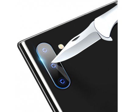 Folie Protectie Camera spate Mocolo pentru Samsung Galaxy Note 10 N970 / Samsung Galaxy Note 10 5G N971, Sticla securizata, Set 2 buc, 0.15mm