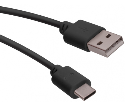Cablu Date si Incarcare USB la USB Type-C OEM, 1A, 1 m, Negru