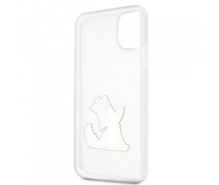 Husa TPU Karl Lagerfeld pentru Apple iPhone 11 Pro Max, Choupette Fun, Transparenta, Blister KLHCN65CFNRC 