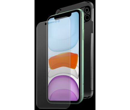 Folie Protectie Fata si Spate Alien Surface pentru Apple iPhone 11, Silicon, Full Cover