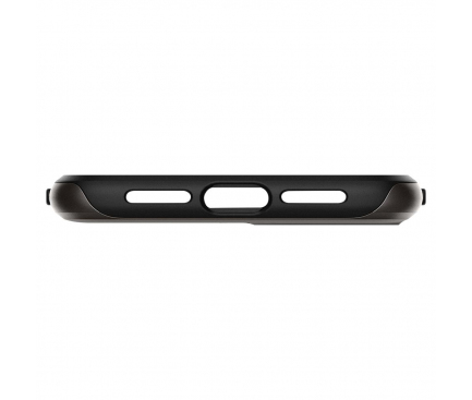 Husa Plastic - TPU Spigen Neo Hybrid Gun Metal pentru Apple iPhone 11, Gri - Neagra 076CS27193