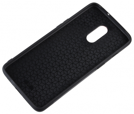 Husa Piele - TPU OEM Sheep Skin pentru OnePlus 7, Neagra, Bulk 