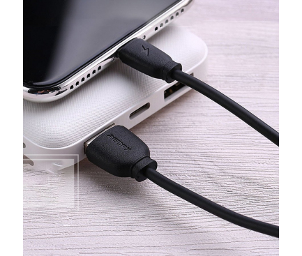 Cablu Date si Incarcare USB la USB Type-C Remax Suji RC-134a, 2.1A, 1 m, Negru