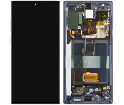 Display cu Touchscreen Samsung Galaxy Note10 N970, cu Rama, Negru, Service Pack GH82-20818A