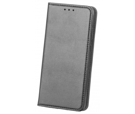 Husa Piele OEM Smart Magnetic pentru LG K50 / LG Q60, Neagra
