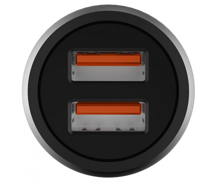 Incarcator Auto cu cablu USB Tip-C Ldnio C503Q, Quick Charge 3.0, 2 X USB, Negru, Blister 
