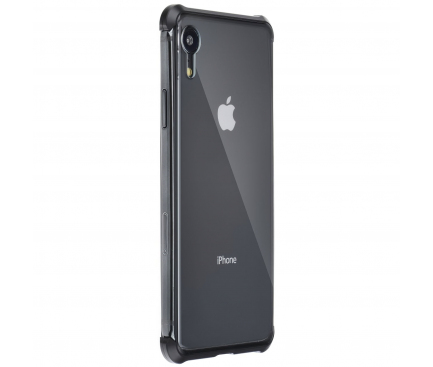 Husa Aluminiu OEM Magneto Frame Full Cover pentru Apple iPhone 7 / Apple iPhone 8 / Apple iPhone SE (2020), Neagra, Blister 