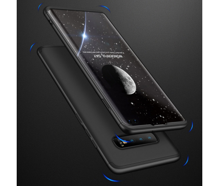 Husa Plastic GKK Full Cover pentru Samsung Galaxy S10+ G975, Neagra, Bulk 