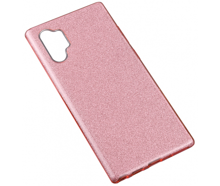 Husa Plastic - TPU OEM Glittery Powder pentru Samsung Galaxy Note 10+ N975 / Note 10+ 5G N976, Roz