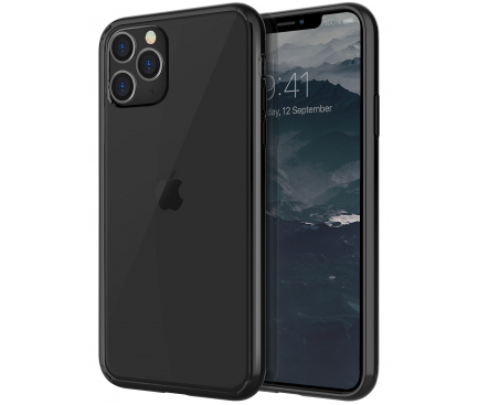 Husa TPU UNIQ Lifepro Xtreme Antisoc pentru Apple iPhone 11 Pro, Glitter, Neagra