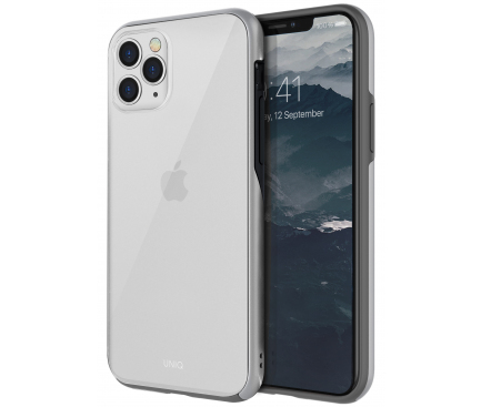 Husa TPU UNIQ Vesto Hue pentru Apple iPhone 11 Pro Max, Argintie