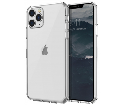 Husa TPU UNIQ Lifepro Xtreme Antisoc pentru Apple iPhone 11 Pro Max, Glitter, Transparenta