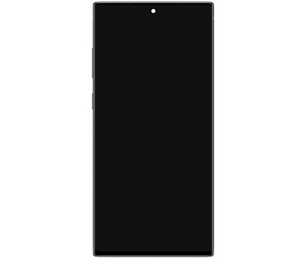 Display cu Touchscreen Samsung Galaxy Note 10+ 5G N976 / Note 10+ N975, cu Rama, Negru (Aura Black), Service Pack GH82-20838A
