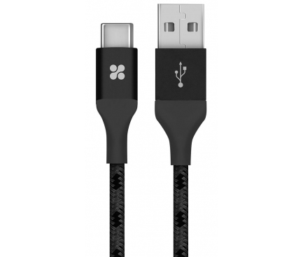 Cablu Date si Incarcare USB la USB Type-C TTEC AlumiCable, 3 m, Negru, Blister 2DK24S
