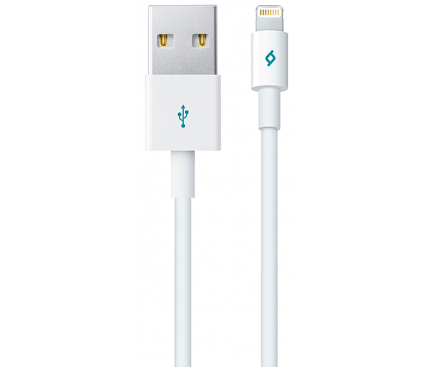 Cablu Date si Incarcare USB la Lightning TTEC, 1 m, Alb, Blister 2DK7508B 