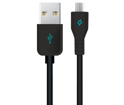 Cablu Date si Incarcare USB la MicroUSB TTEC, 1.2 m, Negru 2DK7510S