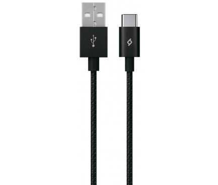 Cablu Date si Incarcare USB la USB Type-C TTEC AlumiCable, 1.2 m, Negru, Blister 2DK18S 