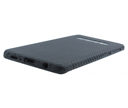 Husa Fibra Carbon Nevox Magnet Series pentru Samsung Galaxy S10+ G975, Neagra CS-1684