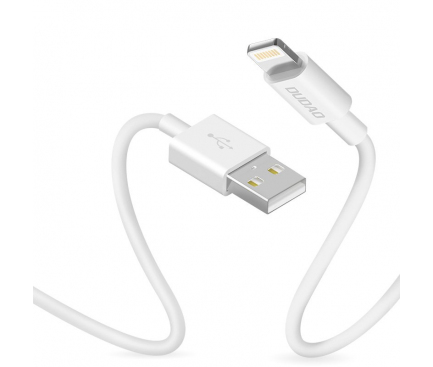 Cablu Date si Incarcare USB la Lightning Dudao L1L, 3A, 1 m, Alb